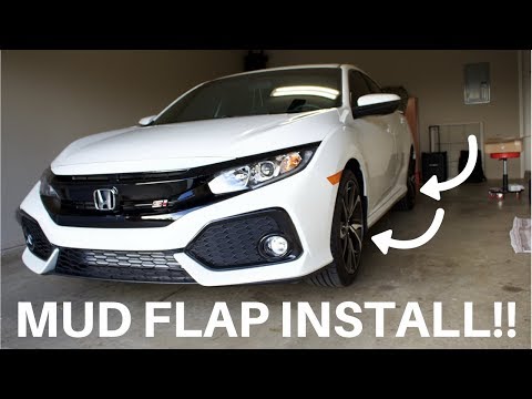 How to install Mud Flaps **10th Gen Honda Civic**