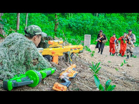 SEAL X Nerf War : Couple SEAL X Warriors Nerf Guns Fight Dr Ken Crazy The Battle Rescue Lover