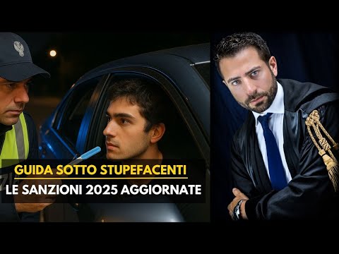 Guida sotto stupefacenti: le sanzioni aggiornate al 2025 - Art 187 CdS #patentediguida