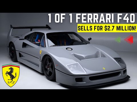 Nardo Grey Ferrari F40 Just Sold For $2.75 Million But Is It Worth That Much?!