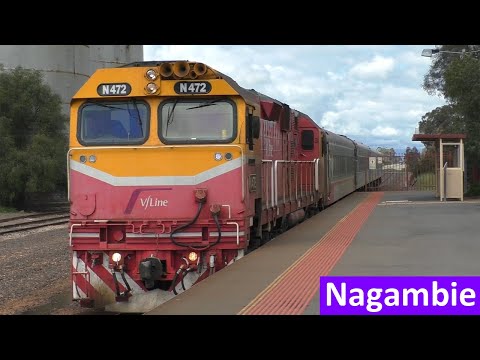 V/Line Passenger Trains at Nagambie - Victorian Transport