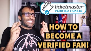 HOW TO SIGN UP FOR TICKETMASTER VERIFIED FAN PRESALE CODES + 3 TIPS TO IMPROVE YOUR ODDS!