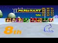 Mario Kart 64 Flower Cup 600cc Toad
