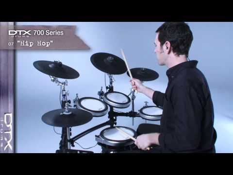 Yamaha DTX-700K Electronic Drum Set 2011 - 2017 - Black image 7