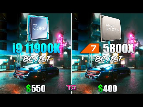 Ryzen 7 5800X vs Core i9 11900K Test in 8 Games