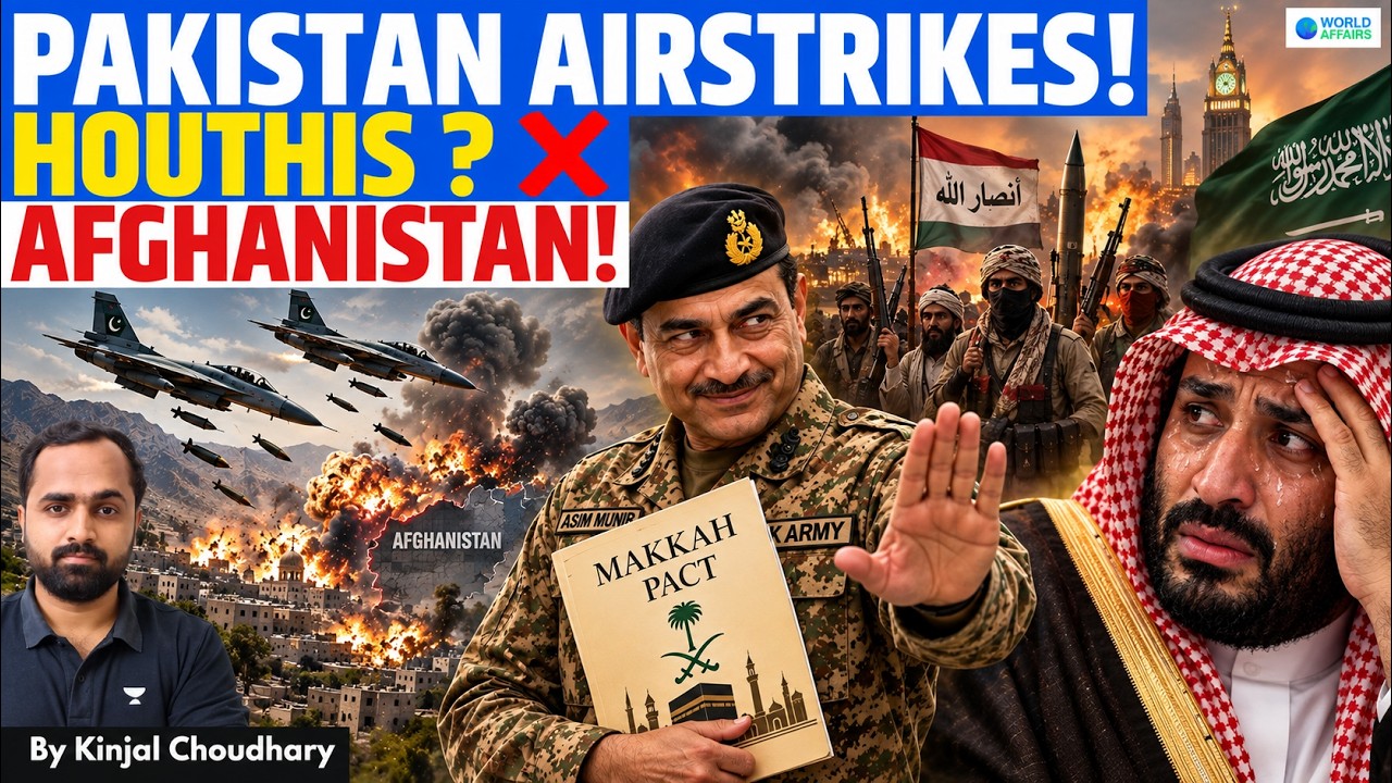 PAKISTAN BOMBS AFGHANISTAN, SAUDI WAITS | Munir Dodges Houthis & MBS! Taliban Vows Revenge | Kinjal