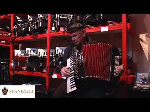 Scandalli Air 1 96 Bass Piano Accordion