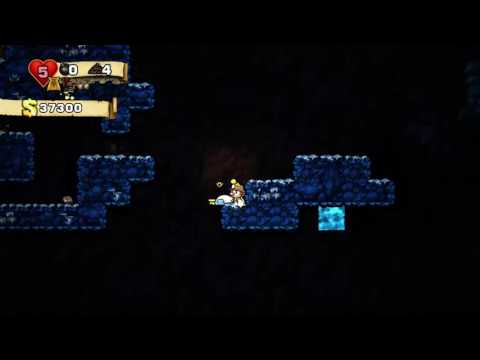 Unlocking the Shortcut to World 4 (Spelunky)