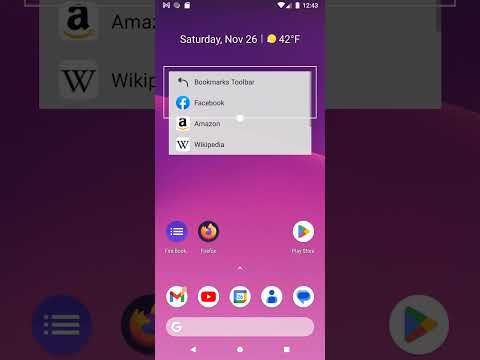 Fire Bookmark Widget Video