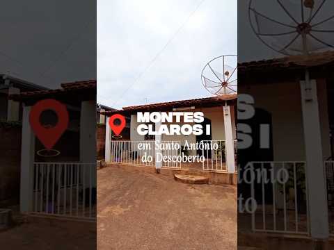 Terreno de 720m² com casa de 3 quartos, piscina e fogão a lenha.