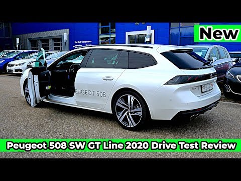 New Peugeot 508 SW GT Line 2020 Drive Test Review POV