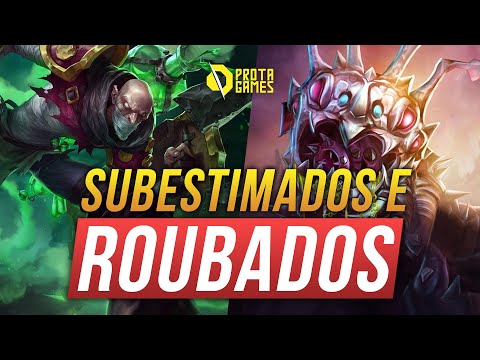 OS 5 CAMPEÕES MAIS SUBESTIMADOS DO LEAGUE OF LEGENDS