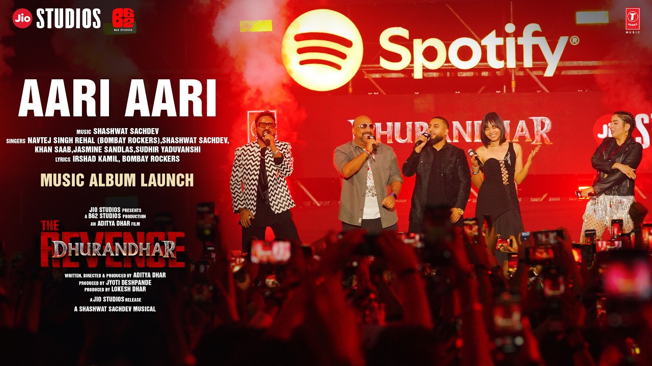 Aari Aari (Live at Dhurandhar The Revenge - Music Album Launch) | Shashwat Sachdev, Bombay Rockers