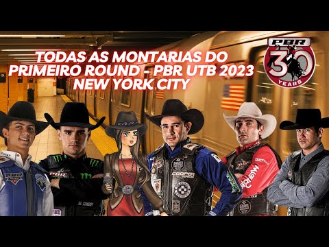 Todas as Montarias do primeiro round - PBR UTB 2023 - New York City