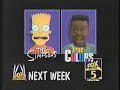 The Simpsons Fox Promo 1991 Bart Simpson And Lester Freeman 30 Second