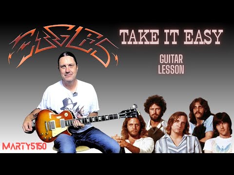How To Play Take It Easy By The Eagles - Guitar Lesson - Glenn Frey Jackson Browne Bernie Leadon