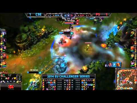 EU Challenger Spring 2014 Quarterfinals G3:C9E vs PS Highlights