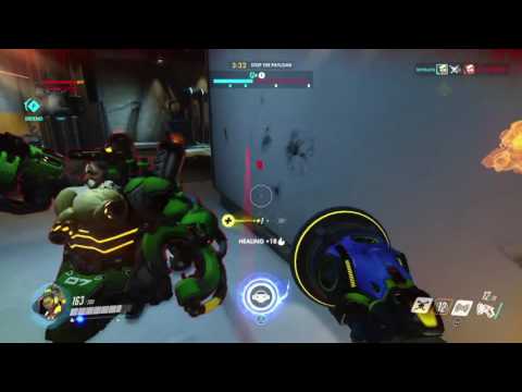 Overwatch Launch MP gameplay pt28 - 1st Gameplay w/Lucio!