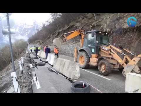 გერგეთის გზის დაზიანებულ მონაკვეთზე საპროექტო სამუშაოები მიმდინარეობს