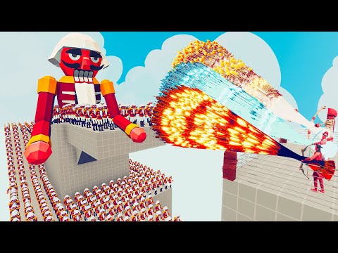 100x NUTCRACKER + 2x GIANT vs 3x EVERY GOD - Totally Accurate Battle Simulator TABS