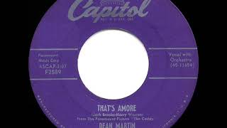 1954 HITS ARCHIVE: That’s Amore - Dean Martin