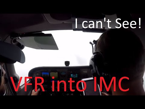 VFR into IMC Flying Blind || Flight Review