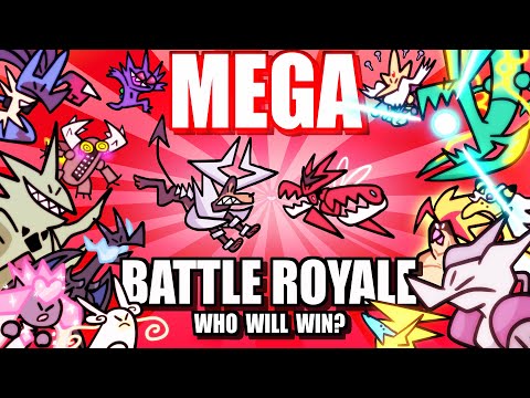 Mega Pokemon Battle Royale (Loud Sound/Flashing Lights Warning) ☄️ Collab With @Lockstin & Gnoggin