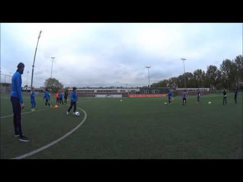 Nieuw-West United techniektraining JO11-1