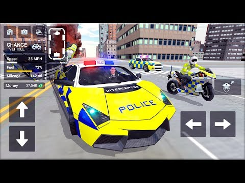 Police Car Driving - Motorbike Riding - Gameplay Android game - police car games