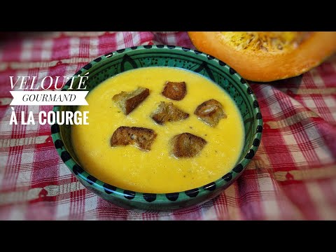 VELOUTÉ D'HIVER À LA COURGE