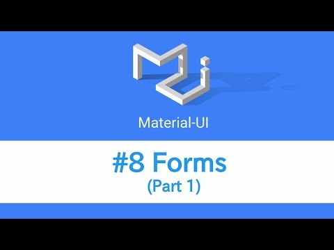 Learn React Material UI 8 Forms Part 1