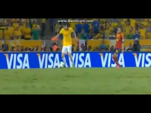 Neymar Goal Vs Spa   هدف نيمار الثاني للبرازيل 2-0