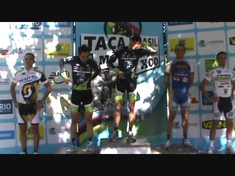 PÓDIO CATEGORIA ELITE MASCULINA - Taça Brasil de MTB XCO RJ 2011