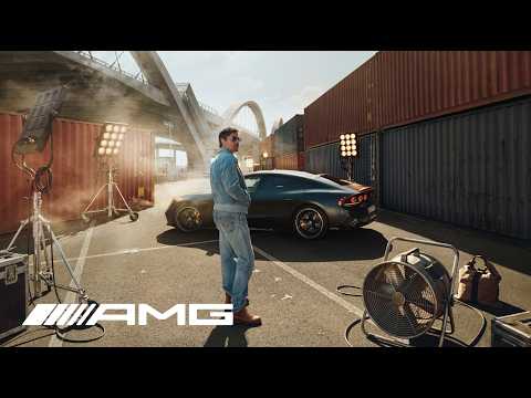 Thumbnail for Action, please! Brad Pitt and the all-new Mercedes-AMG GT 4-Door Coupé by Mercedes-AMG GT 4-Door Coupé