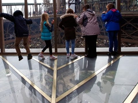 Glass Floor Gives Eiffel Tower Jaw-Dropping View