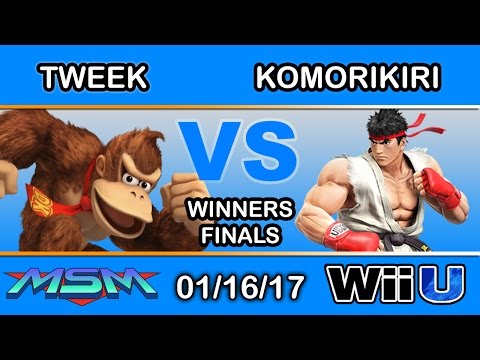 MSM 81 - Tweek (Donkey Kong) Vs. 2GG | komorikiri (Ryu) Winners Finals - Smash Wii U