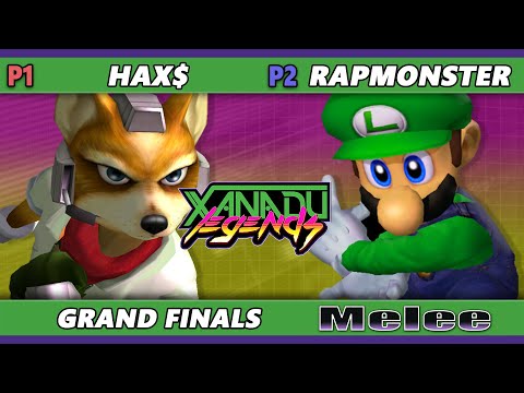 Xanadu Legends GRAND FINALS - RapM (Luigi) Vs. Hax$ [L] (Fox) Smash Melee - SSBM