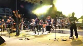 White Percussion Unit from Malaysia @ Royal Belum World Drums Festival 2012 - Ipoh
