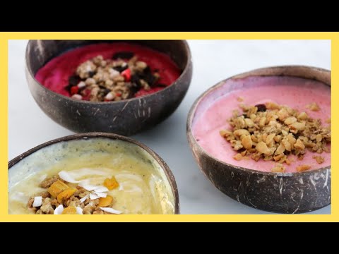 3 QUICK & SIMPLE SMOOTHIE BOWLS