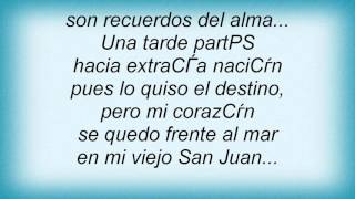 Luis Miguel - En Mi Viejo San Juan Lyrics