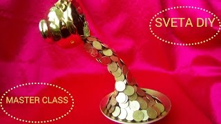 Парящая чашка своими руками. Мастер класс Sveta DIY поделки из монет.