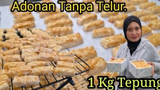 Download lagu Kaastengel Recipe That Many Audiences Rebaked For Sale. Made 1KG of Flour for My Friend's Delivery. mp3