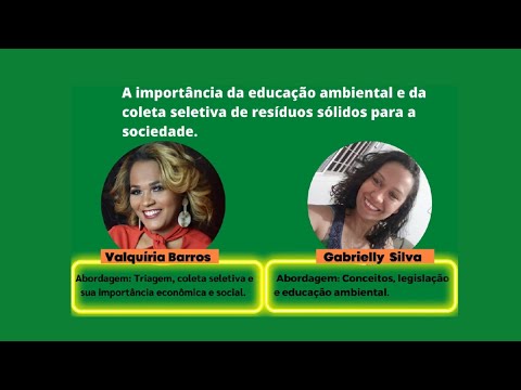 Palestra Educação Ambiental e Resíduos Sólidos