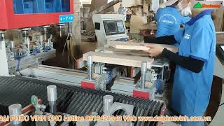 MÁY CNC MỘNG ÂM 4 Đầu Trục Woodmaster WM-1500A4 Phay - Khoan - Làm Mộng Siêu nhanh