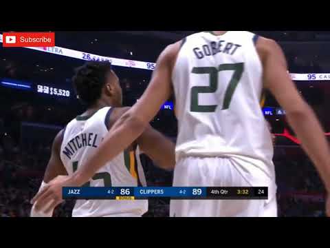 Donovan Mitchell Full Highlights 2019.11.03 Jazz vs Clippers-36 Points 6 Assists | BASKETBALL HIGHLI