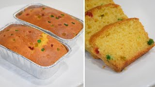 Eggless Tutti Frutti Custard Cake | Tutti Frutti Cake