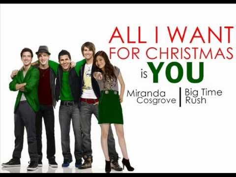All I want for Christmas is you-Big Time Rush ft. Miranda Cosgrove(lyrics+download)