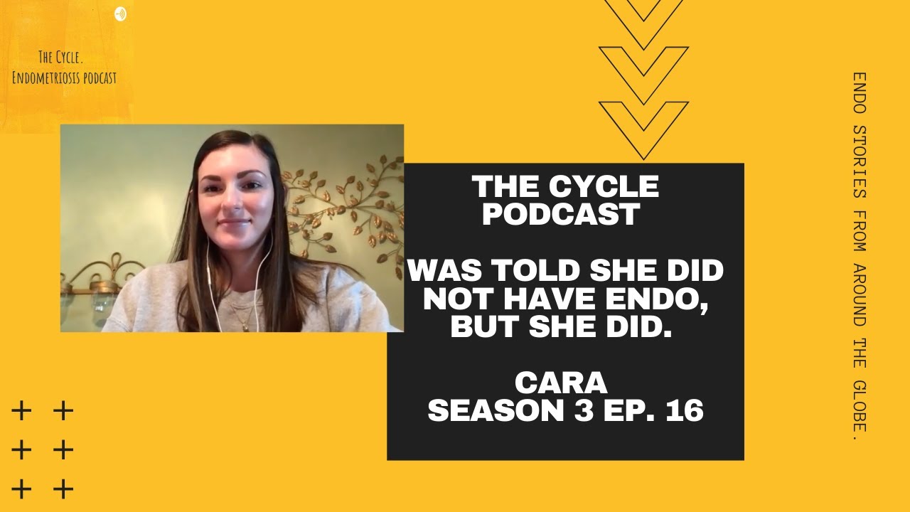 Endometriosis podcast Cara 21 was told she did not have endo serendipity helped her get a diagnosis.