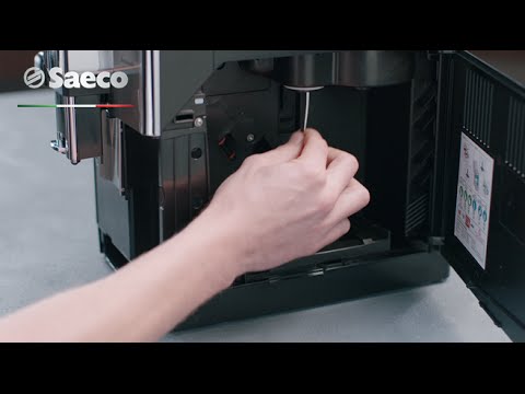 Saeco Espresso Machines - Cleaning the coffee funnel