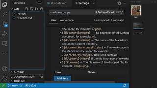 VS Code Tips — Automatically copying Markdown images into your workspace